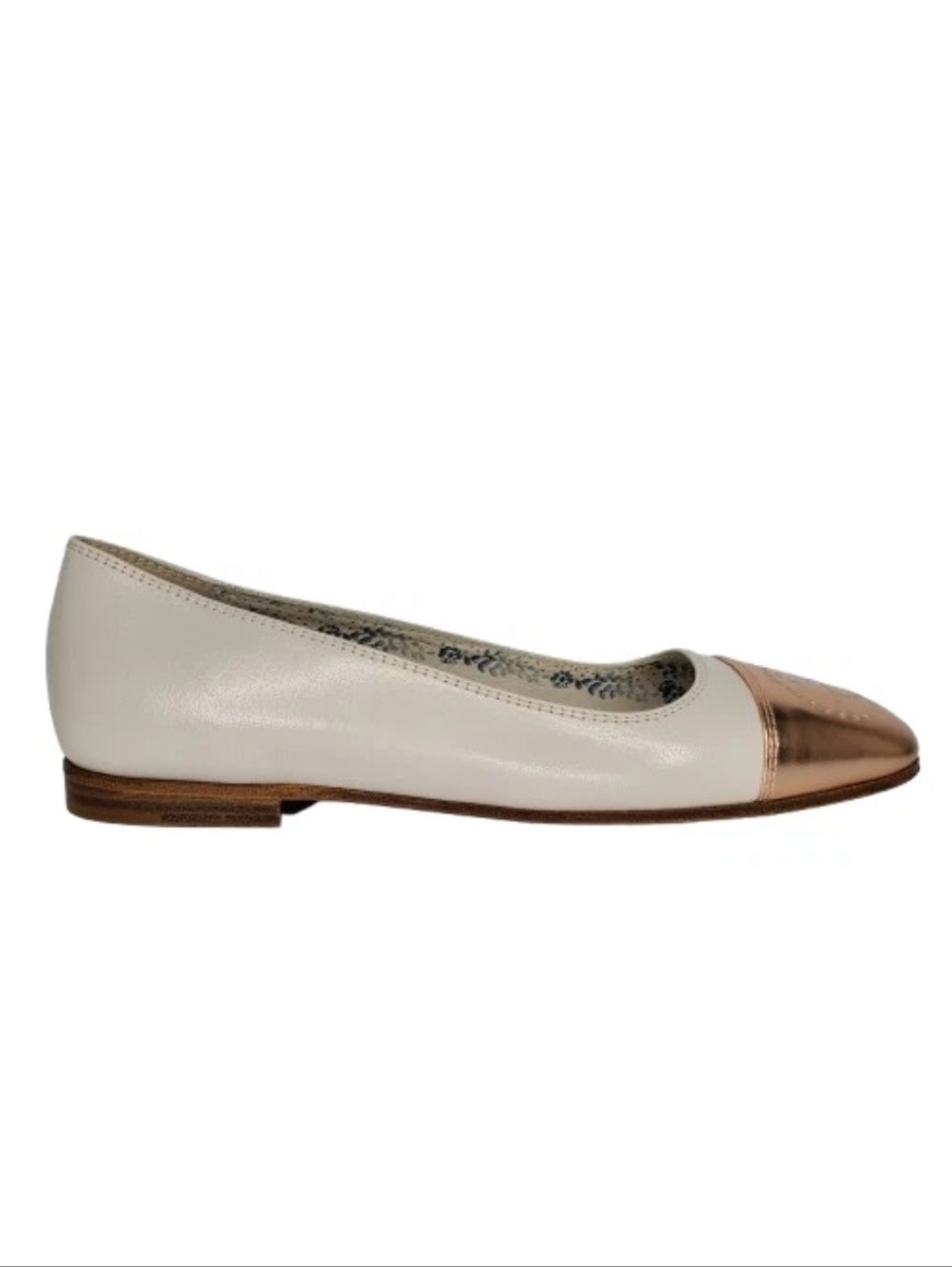 Gucci Hills Interlocking GG Cap Toe Ballet Flats